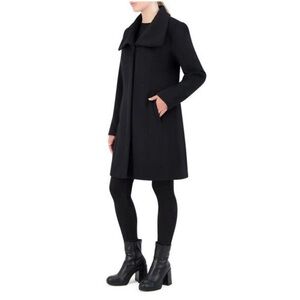 Jones New York Black Trench Winter Coat